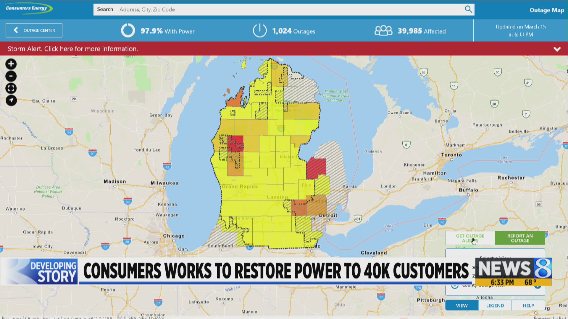 Crews work to restore power to thousands in West Michigan – WOODTV.com