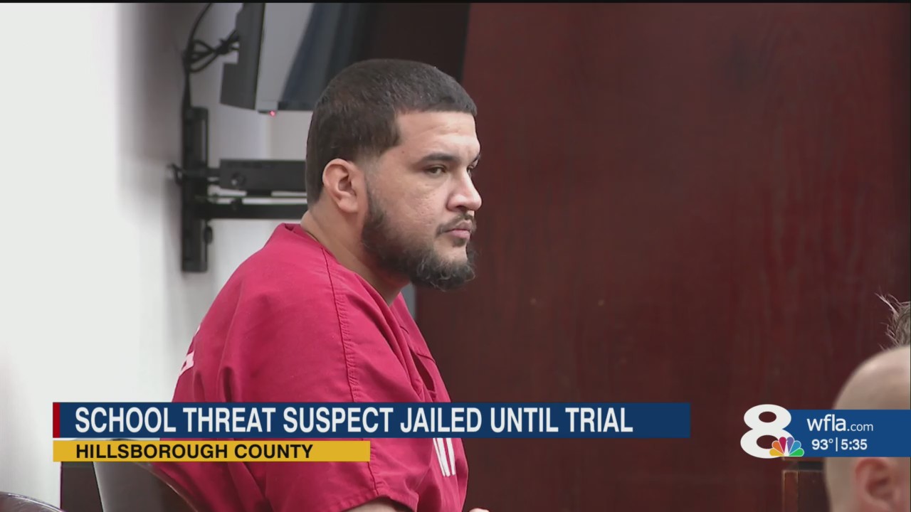 Man accused of threatening son’s school will remain jailed – WFLA