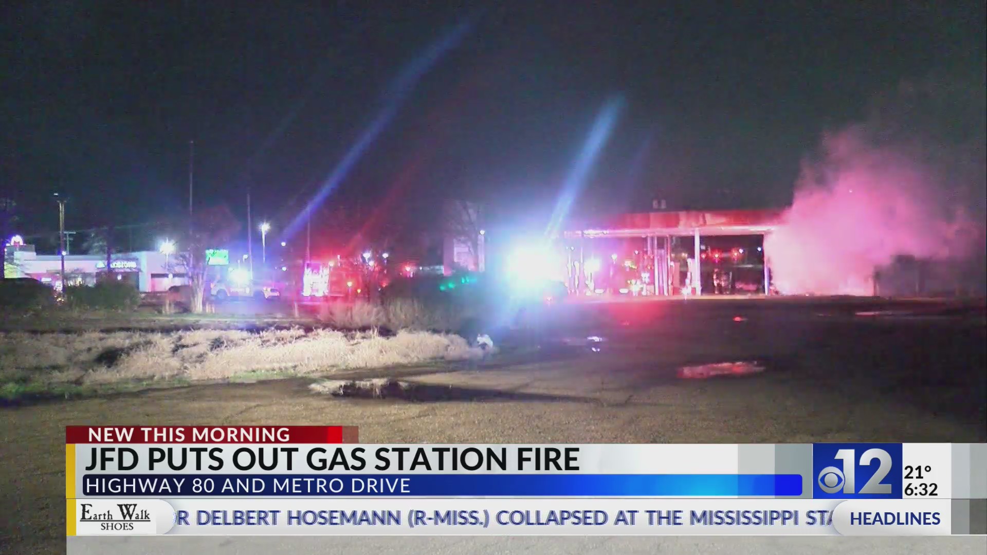 Jackson crews respond to gas station fire – WJTV
