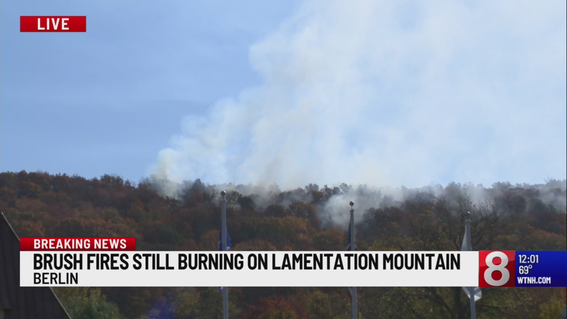 Fire crews continue to battle large brush fire in Berlin – WTNH.com