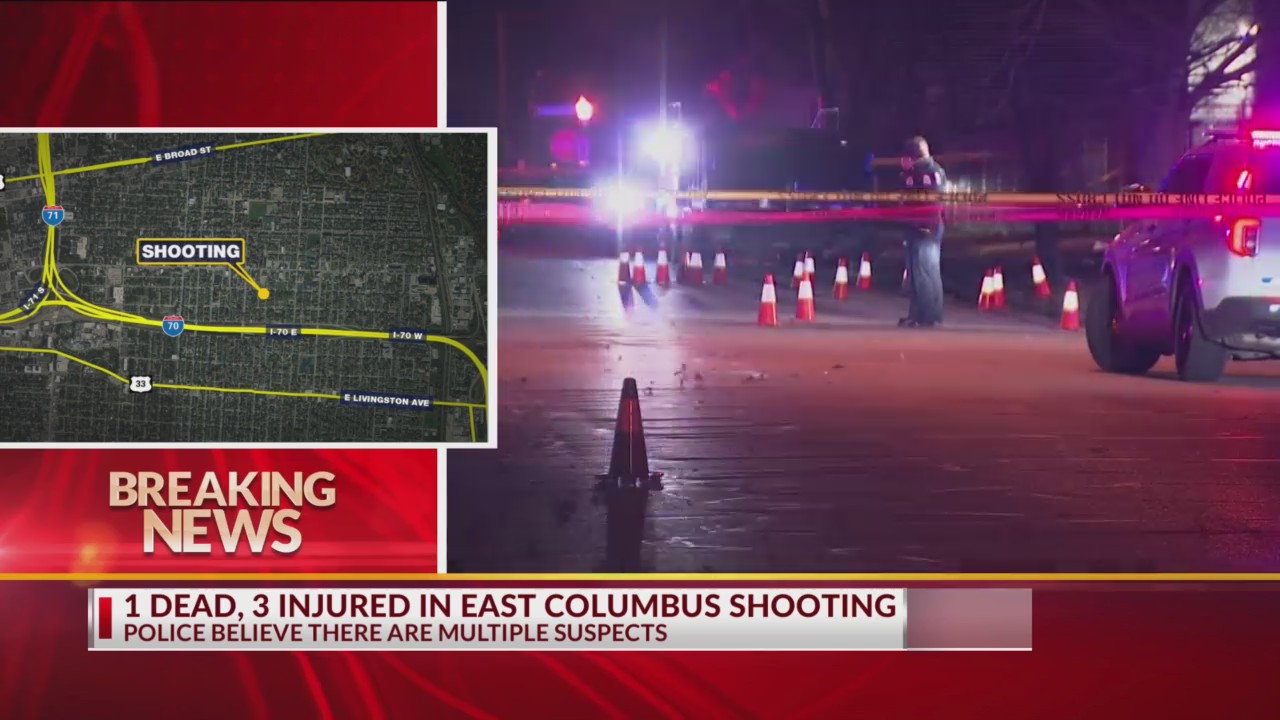 Four people shot, one fatally, on east side of Columbus – NBC4 WCMH-TV