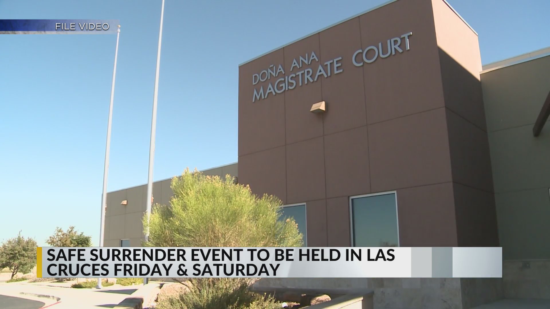 Those with warrants in New Mexico can safely surrender during weekend