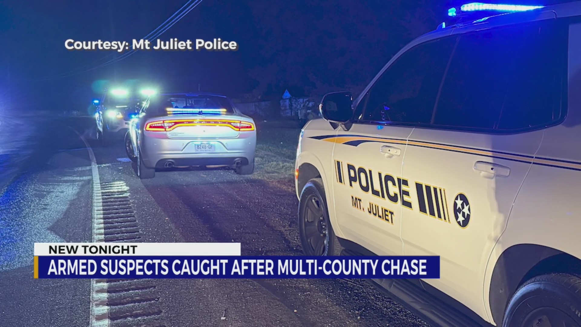 Armed suspects caught after multi-county chase – WKRN News 2