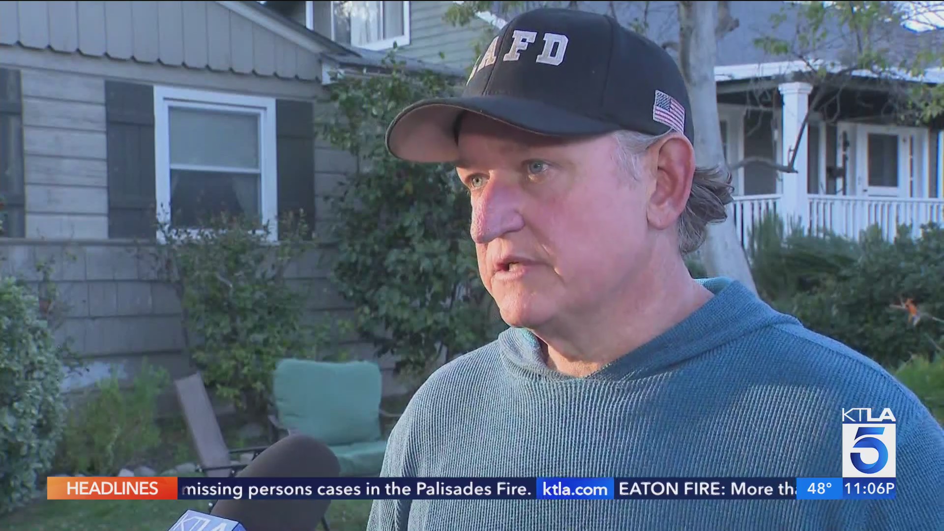 L.A. fire captain saves his neighborhood from wildfire – KTLA