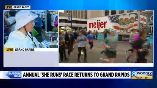 All-women She Runs race celebrates women in sport – WOODTV.com