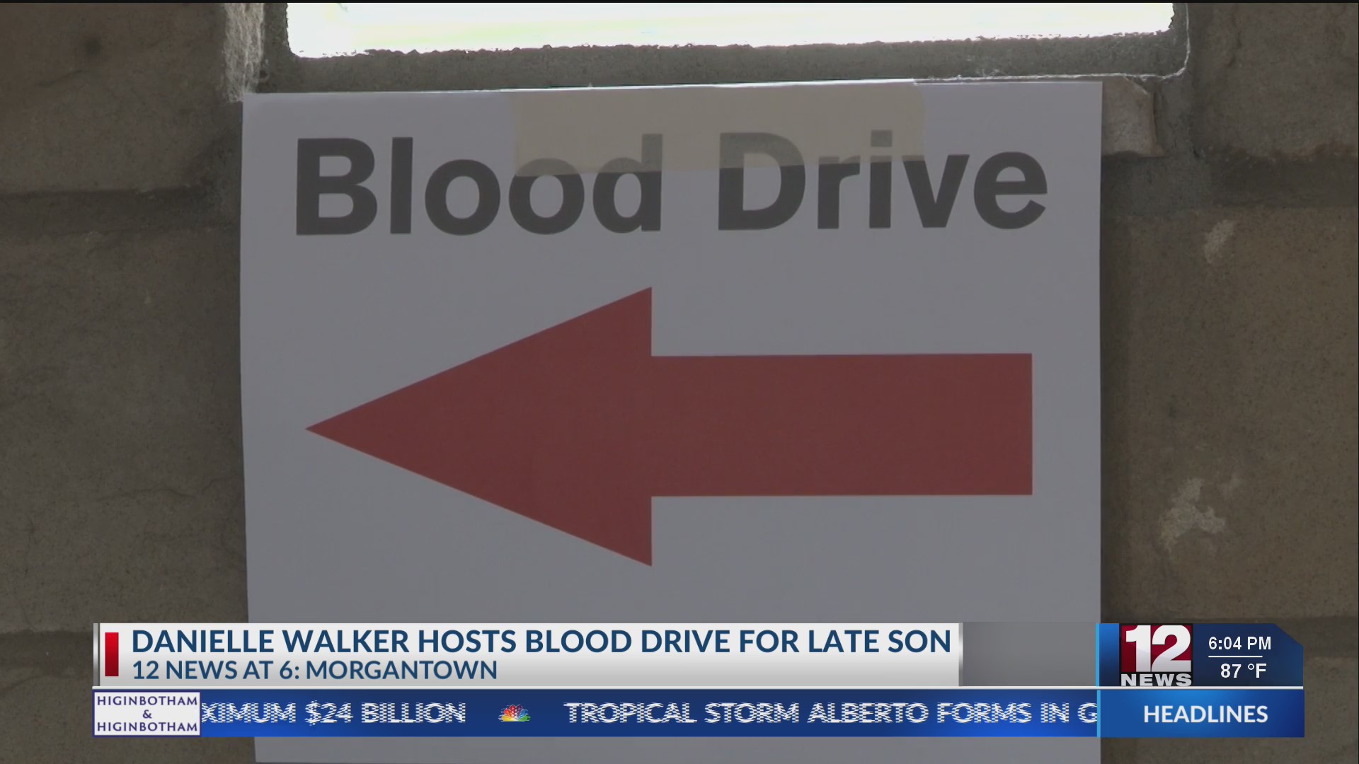 Former Del. Walker holds blood drive in memory of late son – WBOY.com