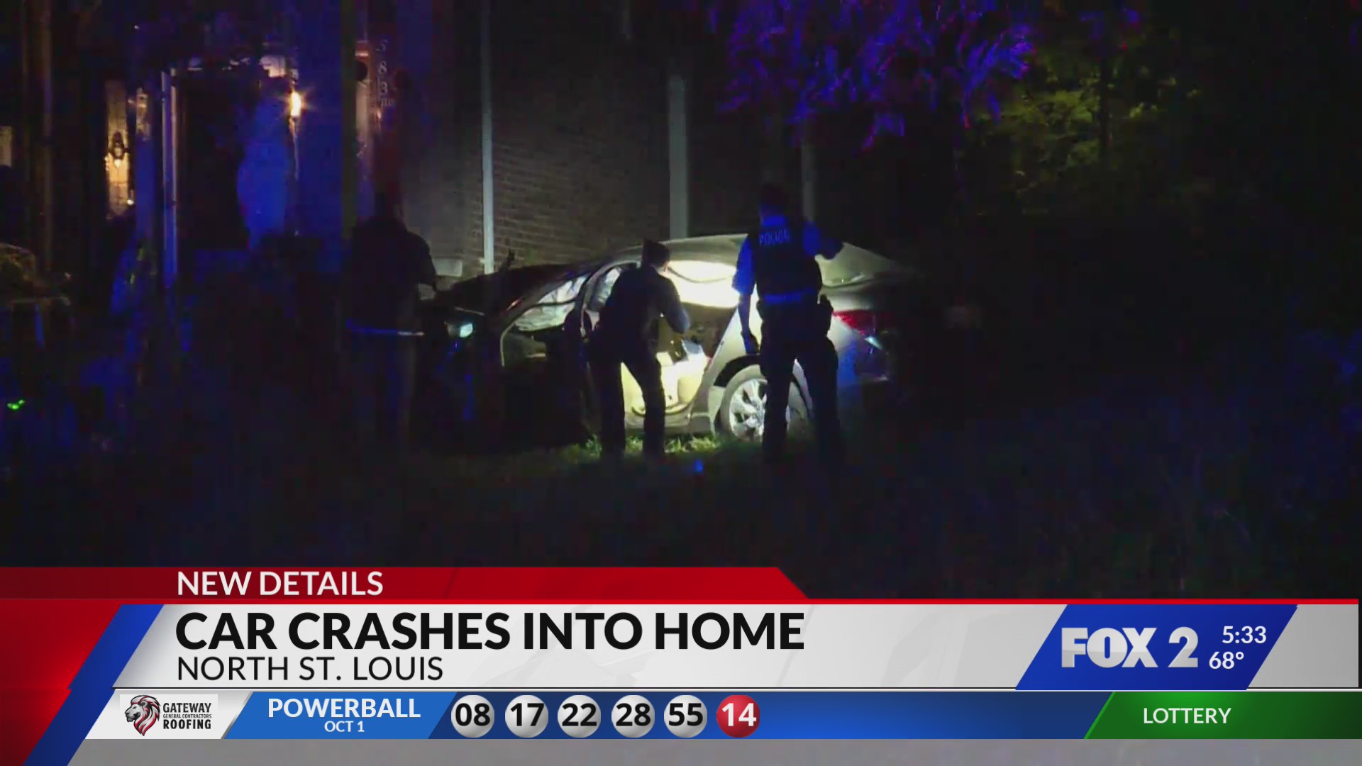 Vehicle slams into home in north St. Louis – FOX 2