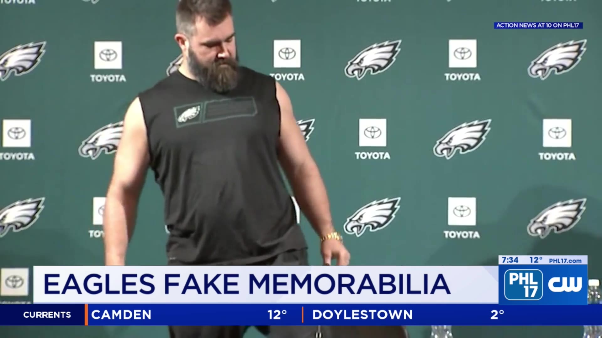 3 charged with selling about 200k worth of signed Jason Kelce