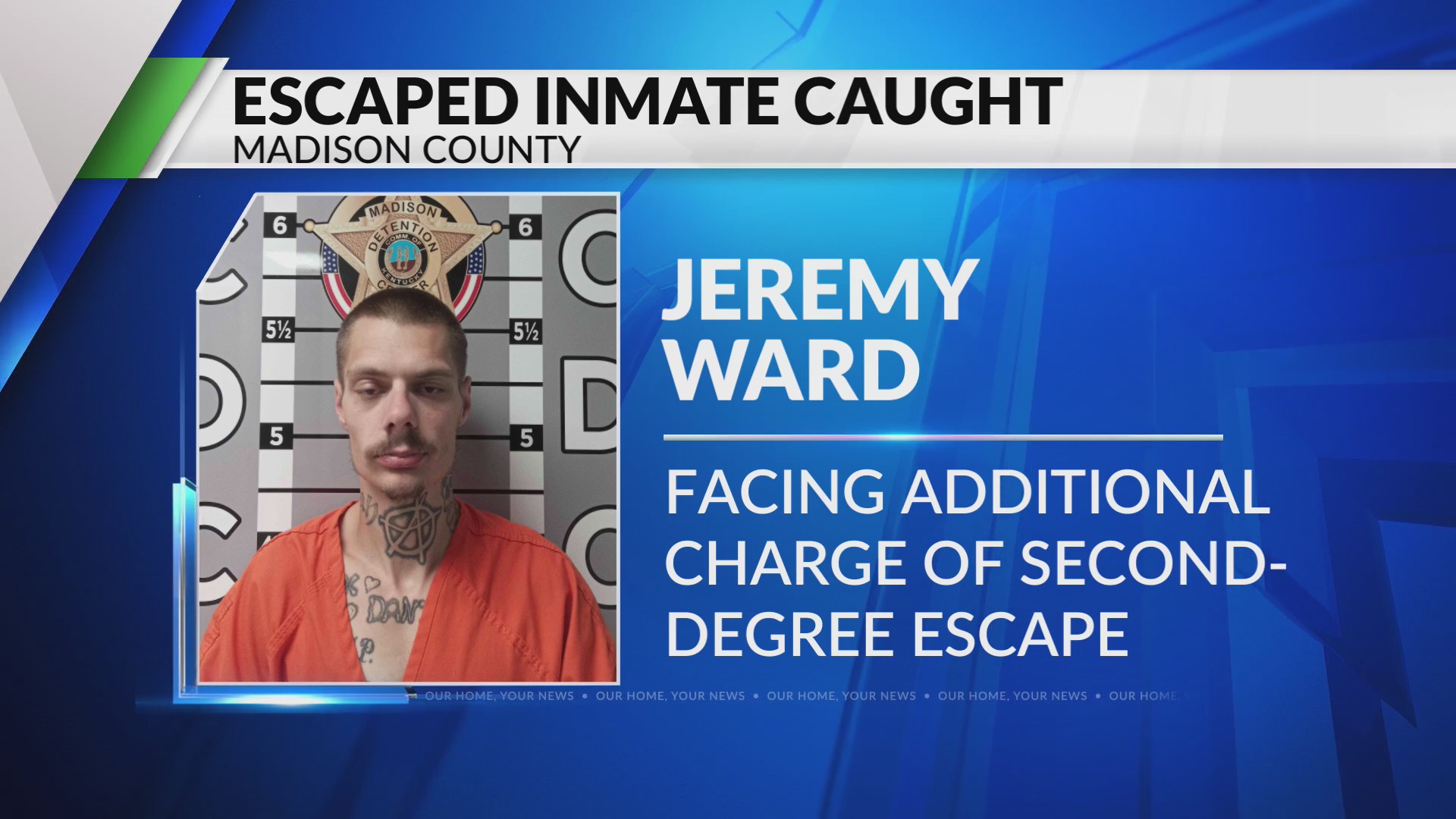 Escaped inmate in Richmond located, faces escape charge – FOX 56 News