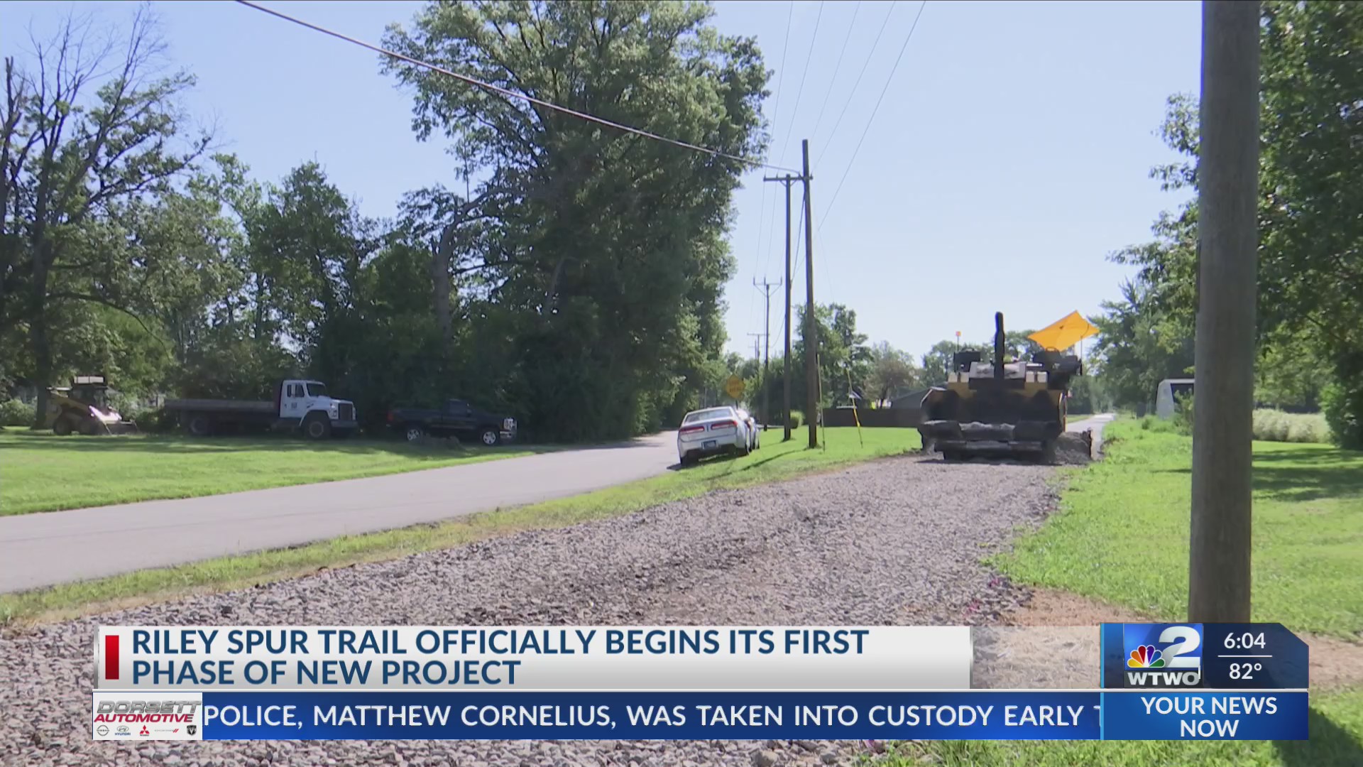 Riley Spur Trail has officially started its first phase of construction ...