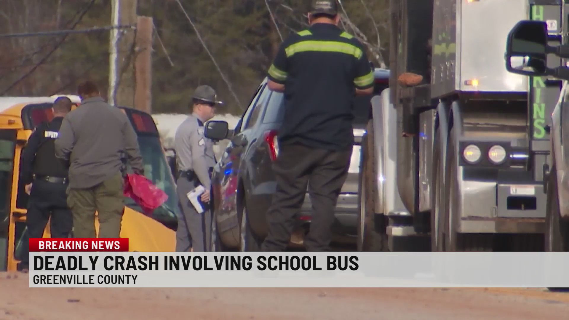 Driver dead in head-on crash involving school bus in Greenville Co ...
