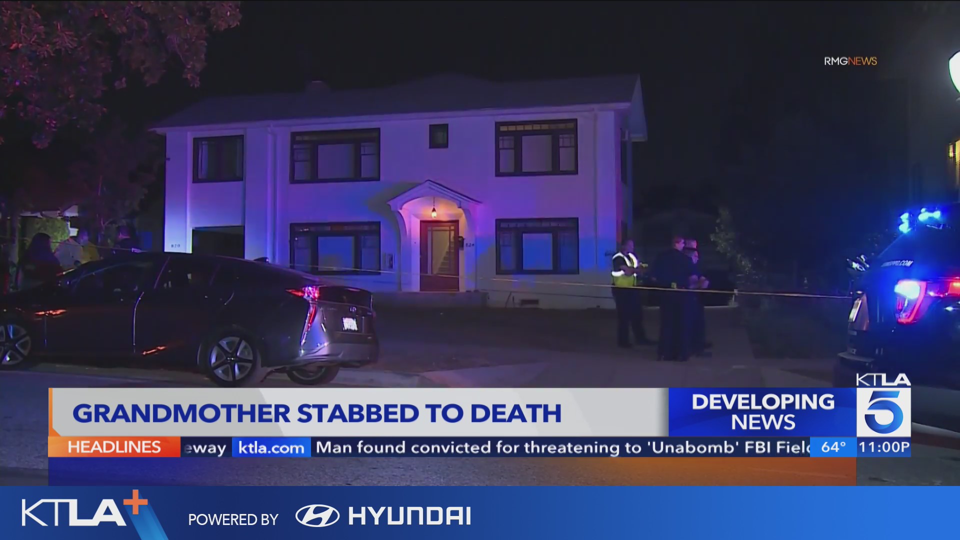Grandmother found stabbed to death in South Pasadena – KTLA