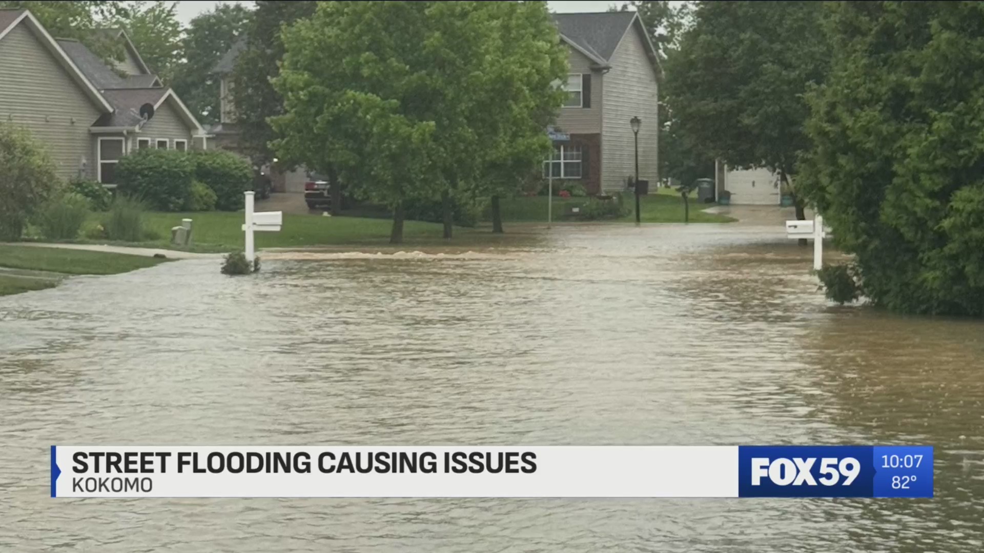 Flooding reported in parts of central Indiana – Fox 59