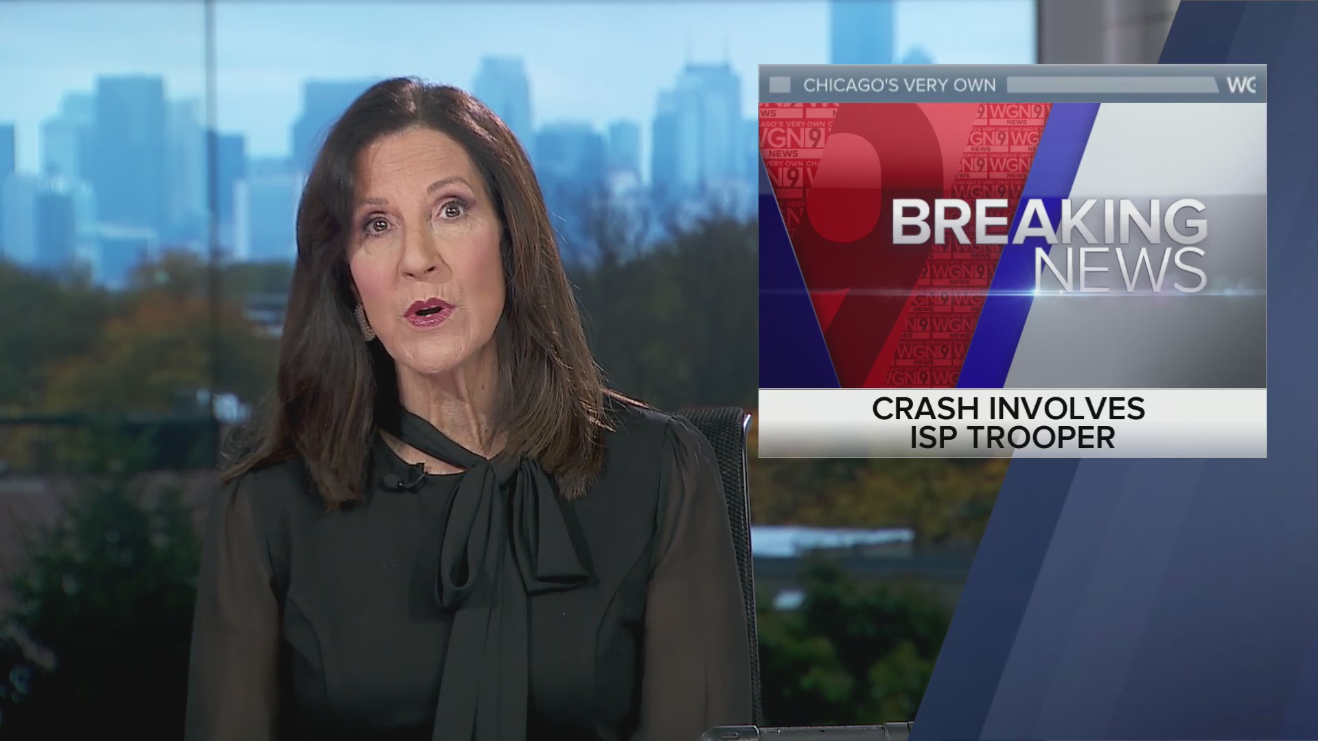Crash involving Illinois State Trooper shuts down all lanes on NB I-57 ...