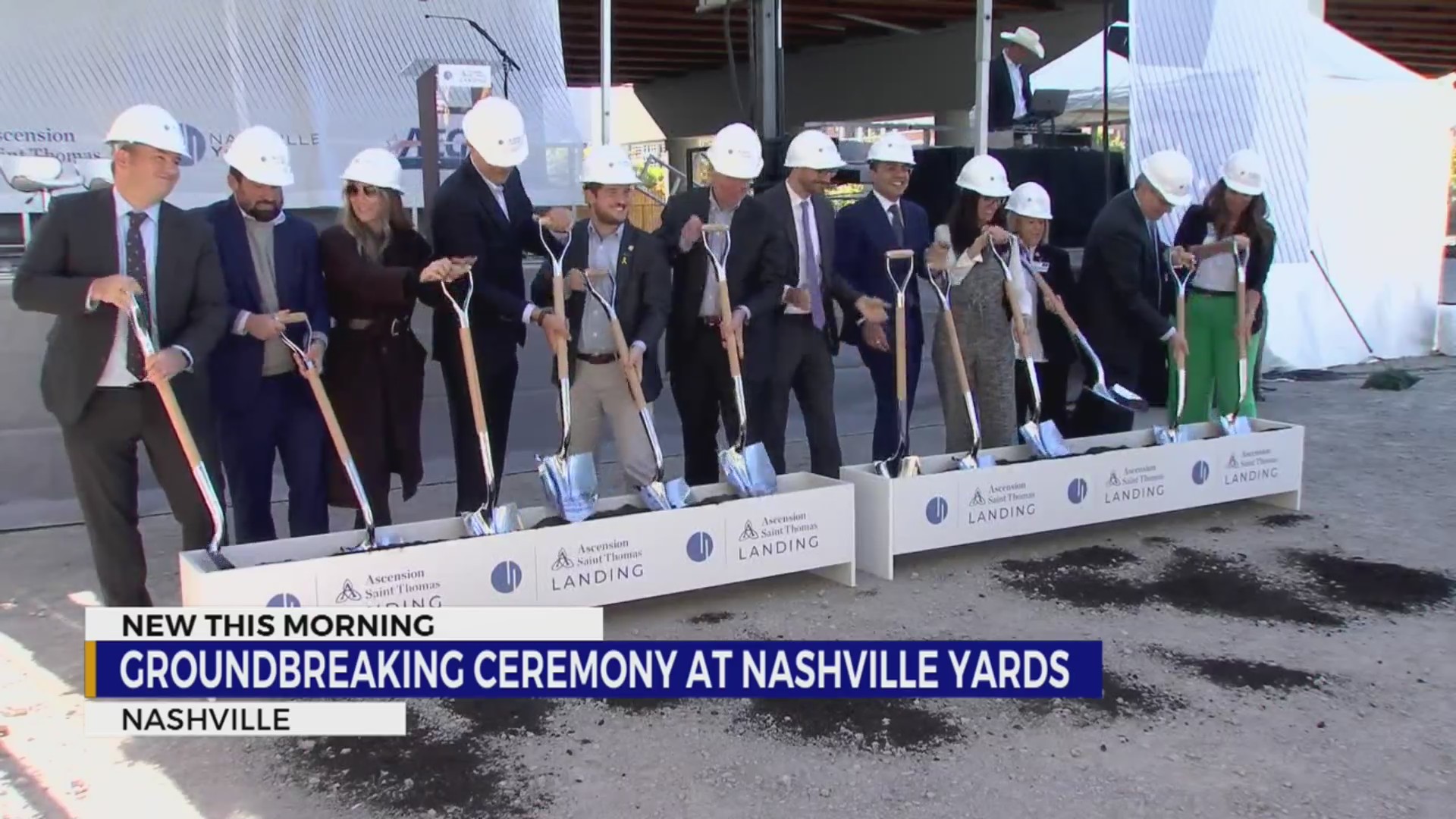 Groundbreaking ceremony at Nashville Yards – WKRN News 2