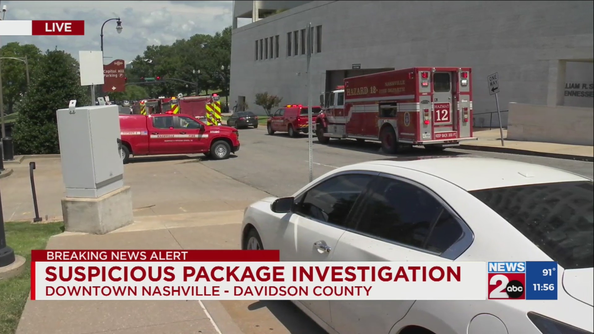 Suspicious Package Tennessee Tower Nashville