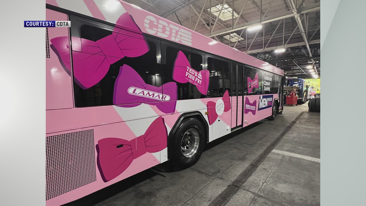 CDTA reveals new pink bus design – NEWS10 ABC