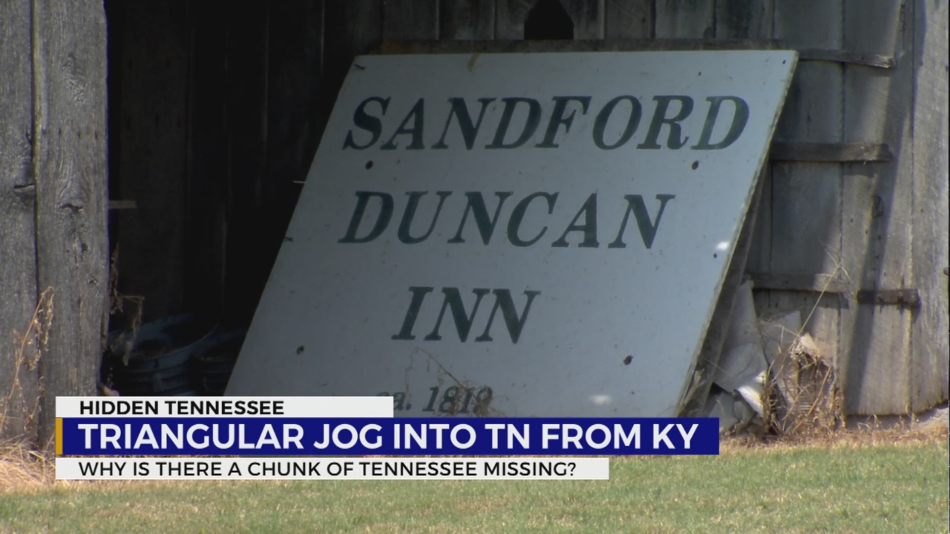 The triangular jog between Tennessee and Kentucky WKRN News 2