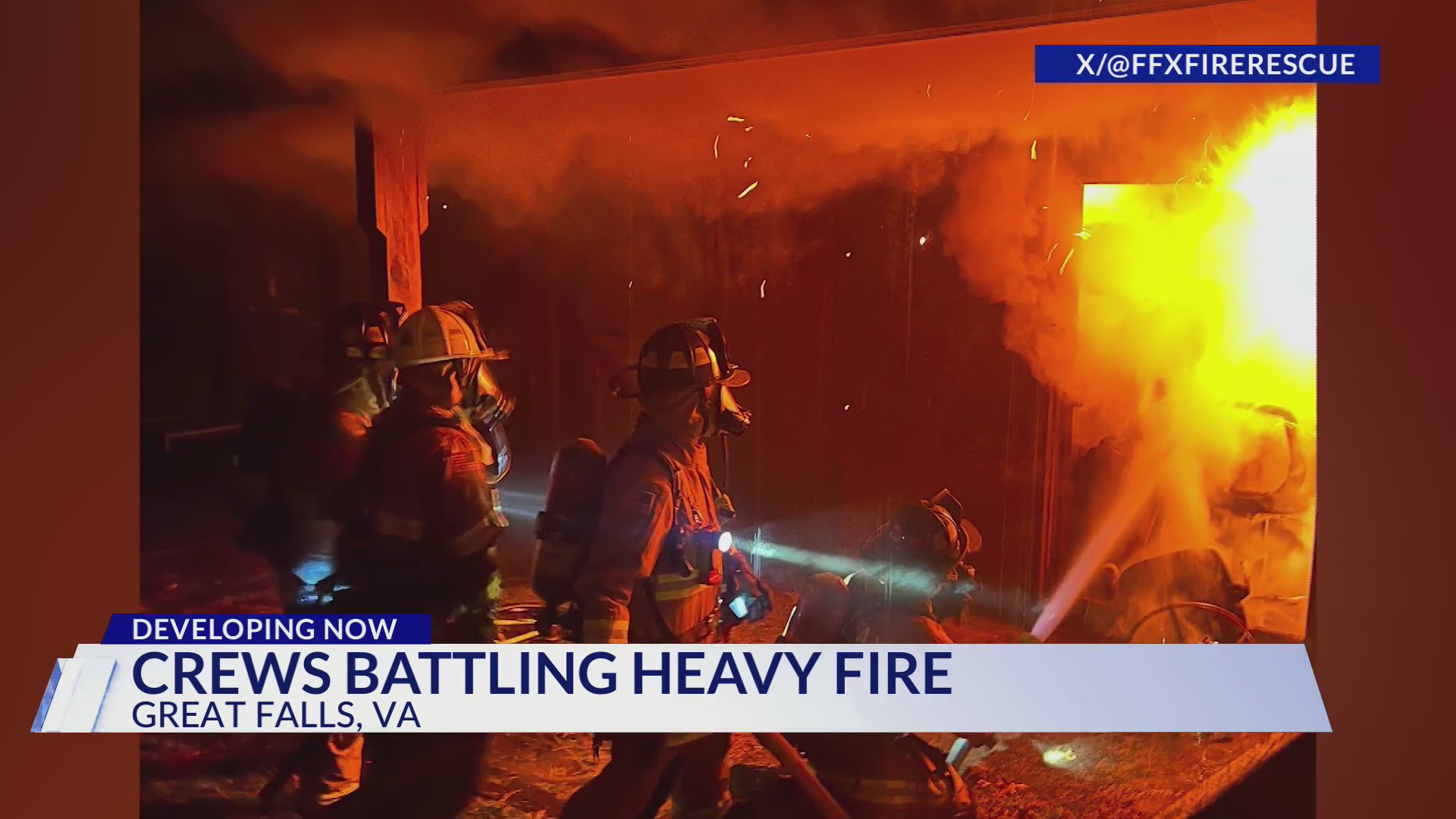 Fairfax County crews battle heavy fire – DC News Now | DC, Virginia ...