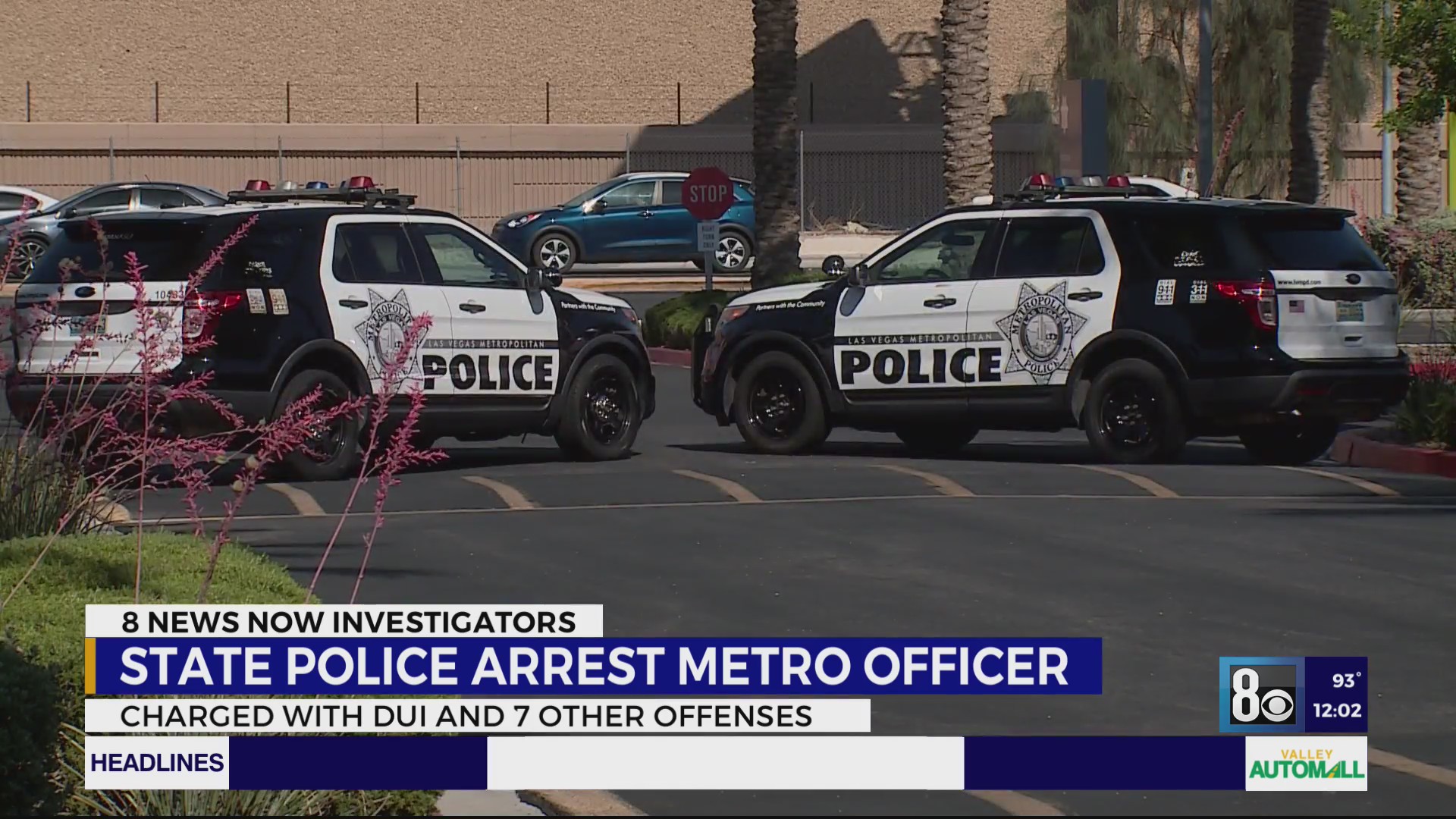 Las Vegas police officer arrested for DUI, speeding 40 mph over speed ...