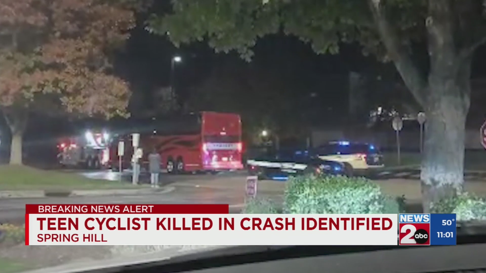 Cyclist killed in bus crash identified – WKRN News 2