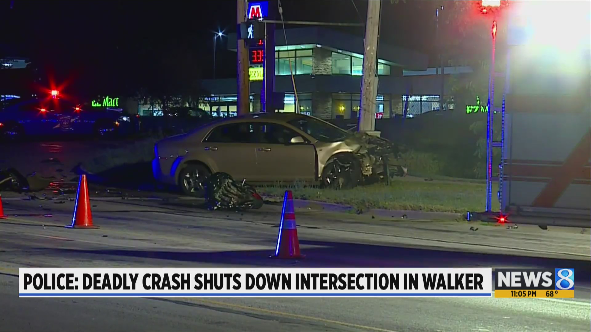 PD: Deadly crash shuts down Alpine Avenue intersection in Walker ...