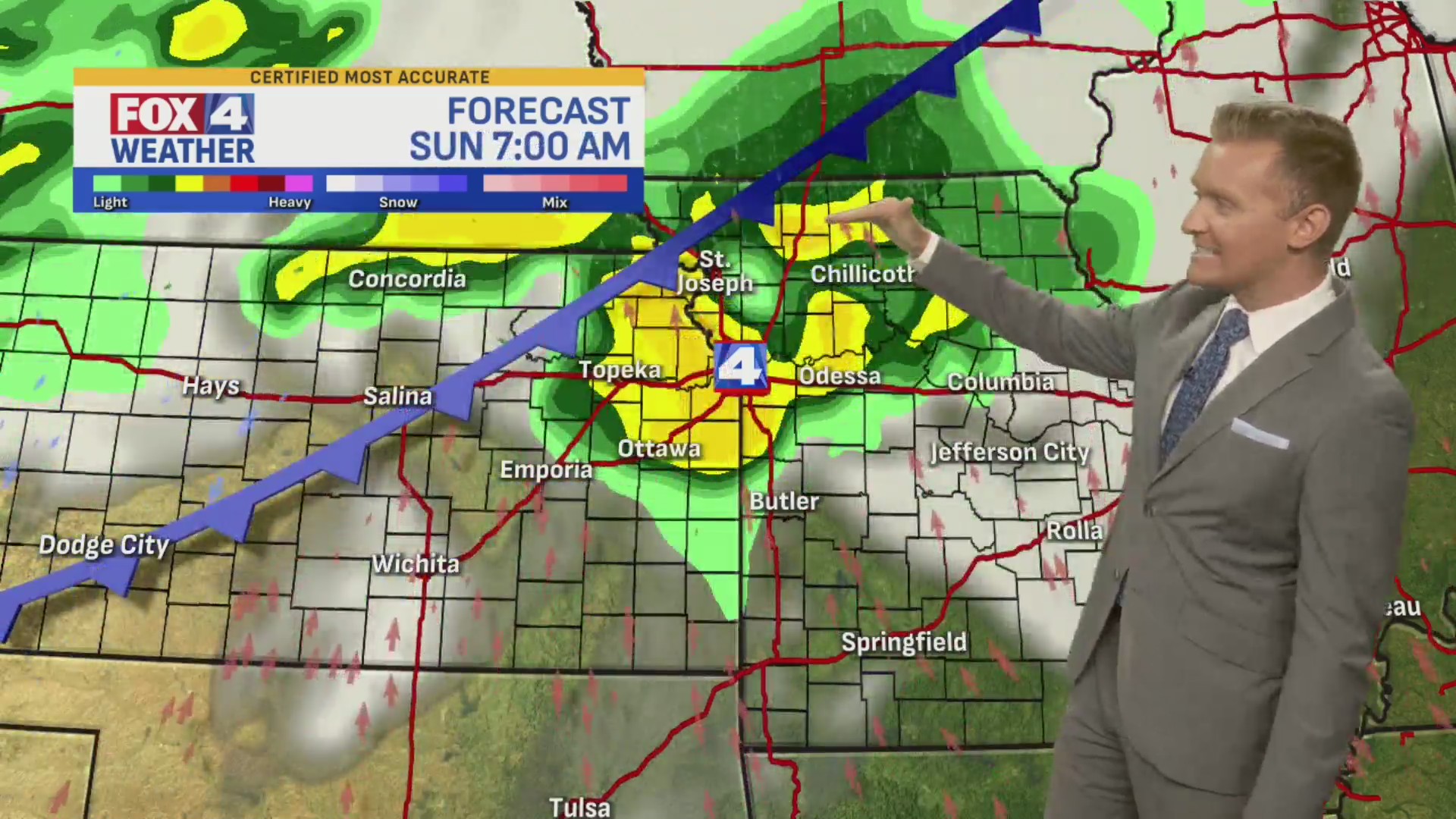 Friday afternoon forecast – FOX 4 Kansas City WDAF-TV | News, Weather ...
