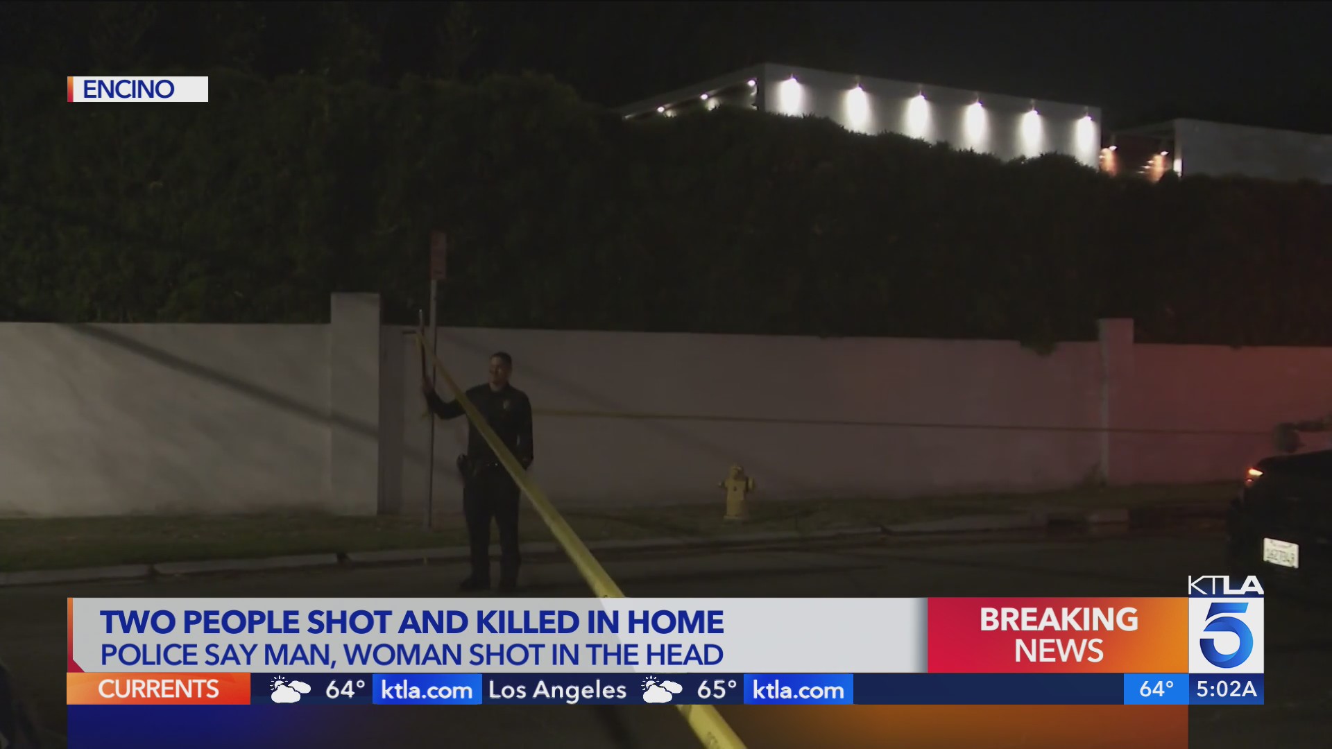 2 found shot to death in upscale Los Angeles home; no one in custody – KTLA