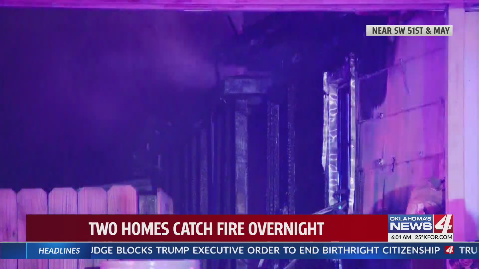 Firefighters battle house fire in SW Oklahoma City – KFOR.com Oklahoma City