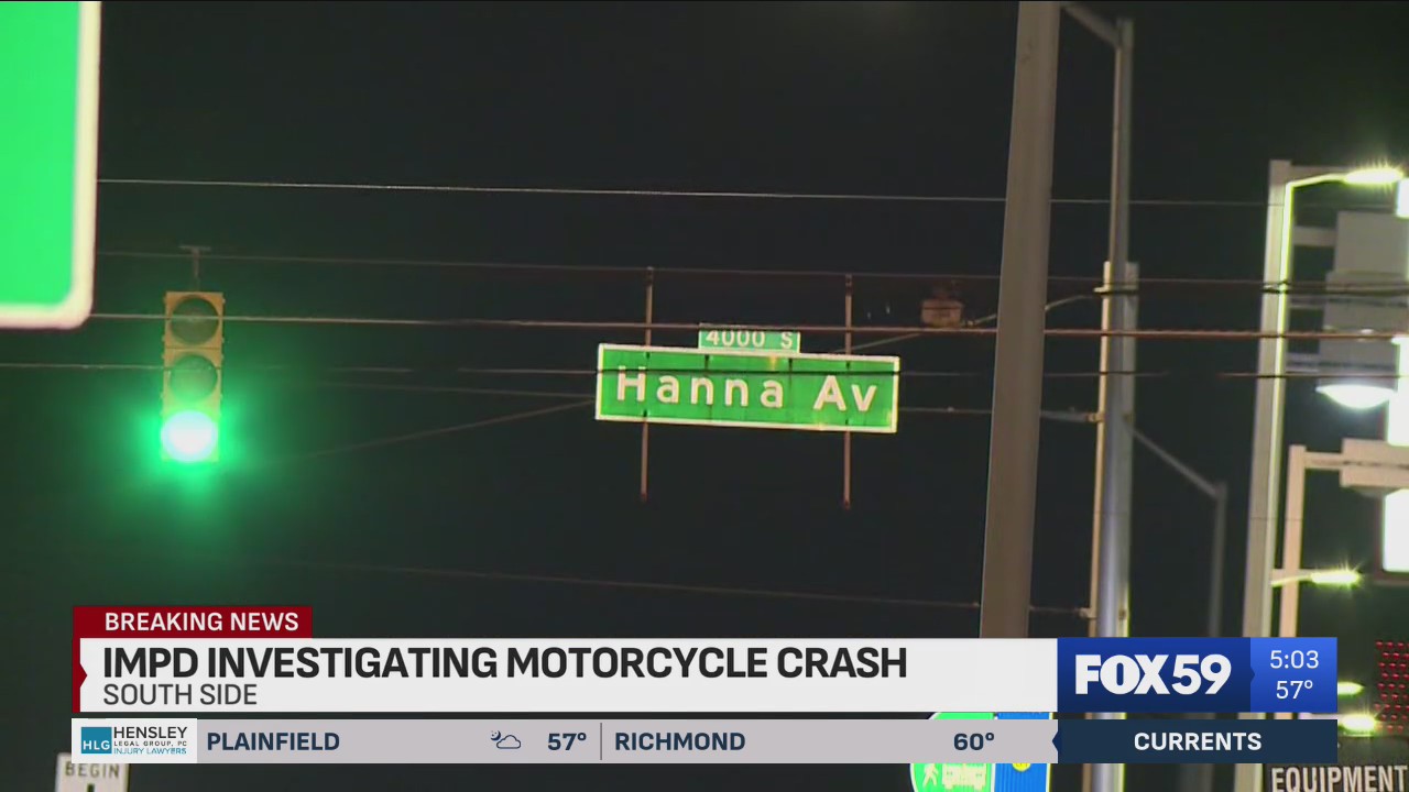 Police investigate motorcycle crash on south side – Fox 59