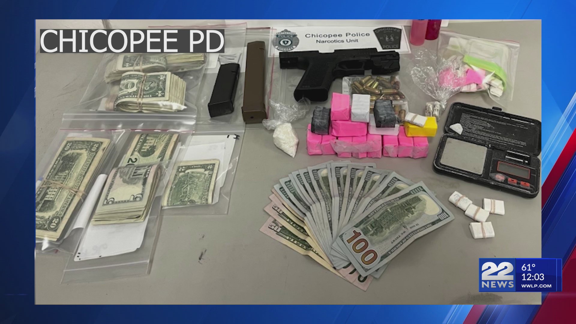 Drug trafficking bust in Chicopee leads to two arrests – WWLP