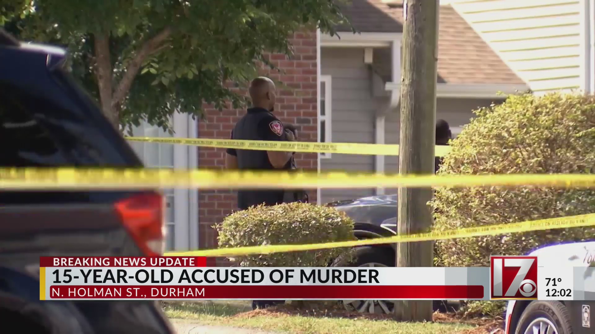 15 year old girl charged with murder of teen in Durham – CBS17.com