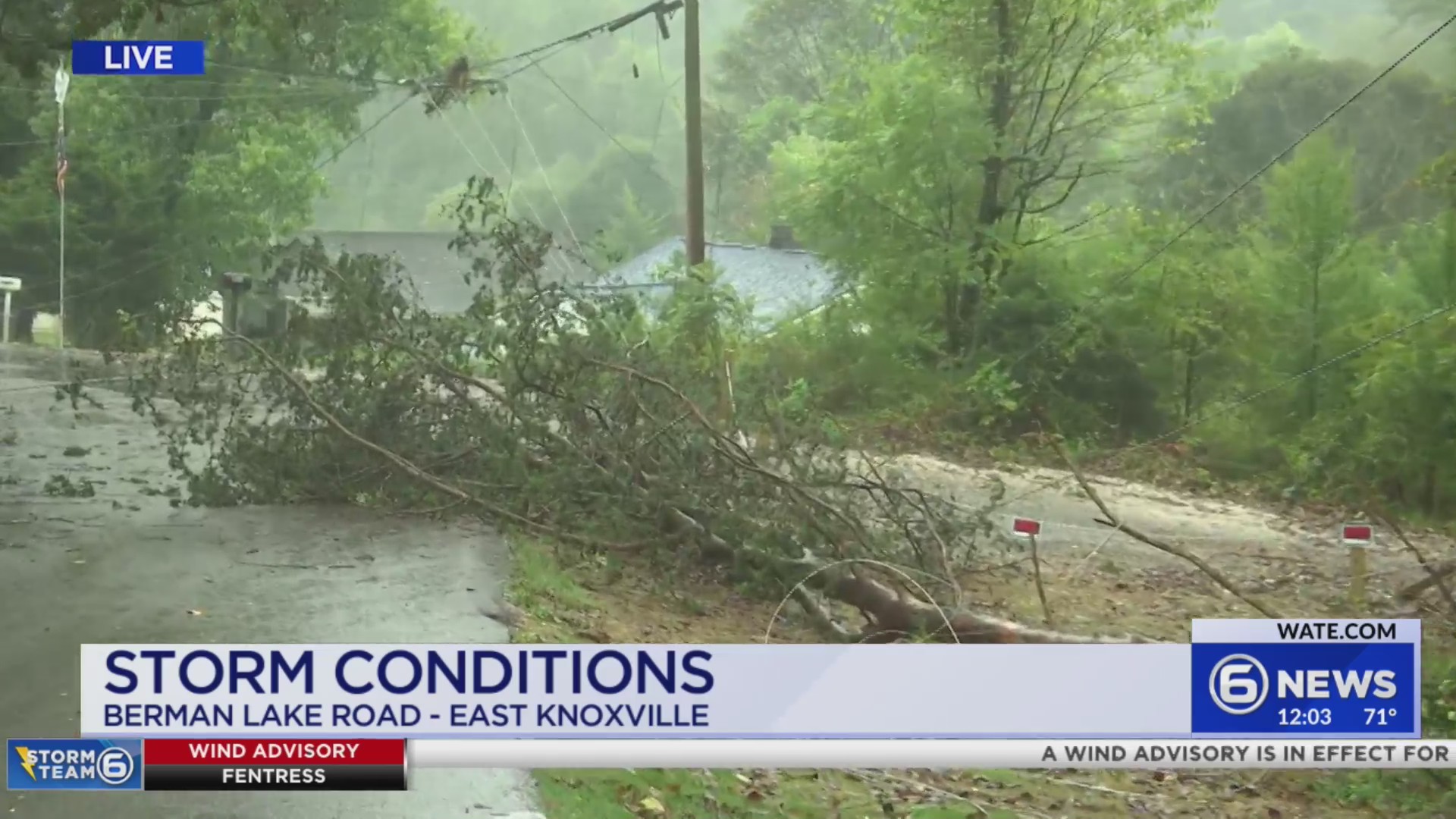 Storm Conditions in East Knoxville – WATE 6 On Your Side