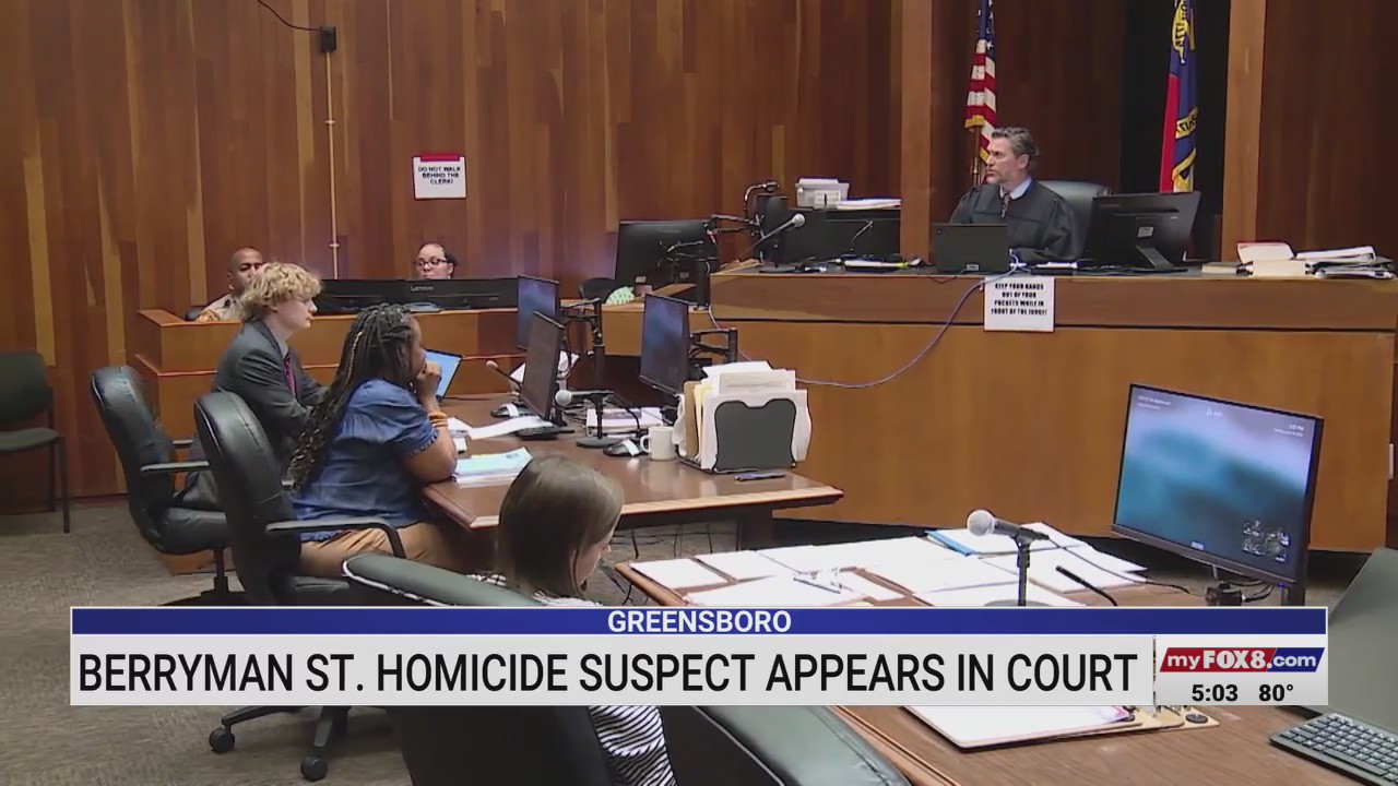 Greensboro homicide suspect appears in court – FOX8 WGHP