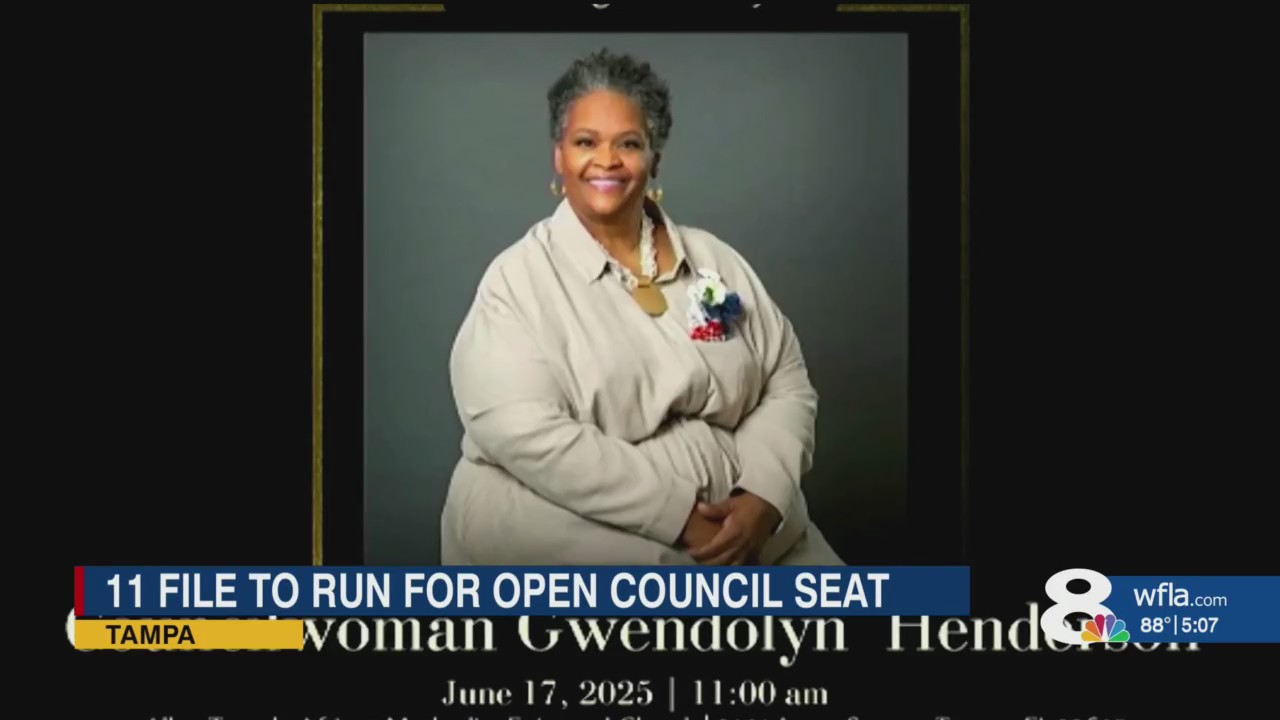 Close to a dozen file to replace late Tampa councilwoman – WFLA