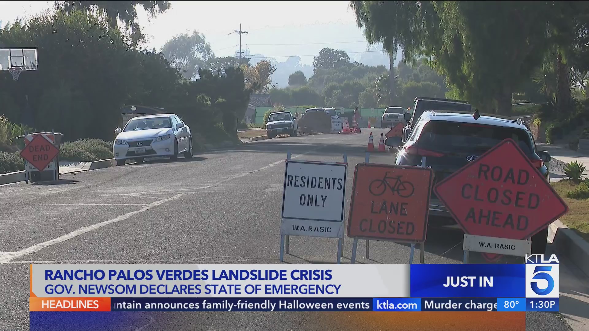 Gov Newsom Proclaims State Of Emergency In Rancho Palos Verdes KTLA 
