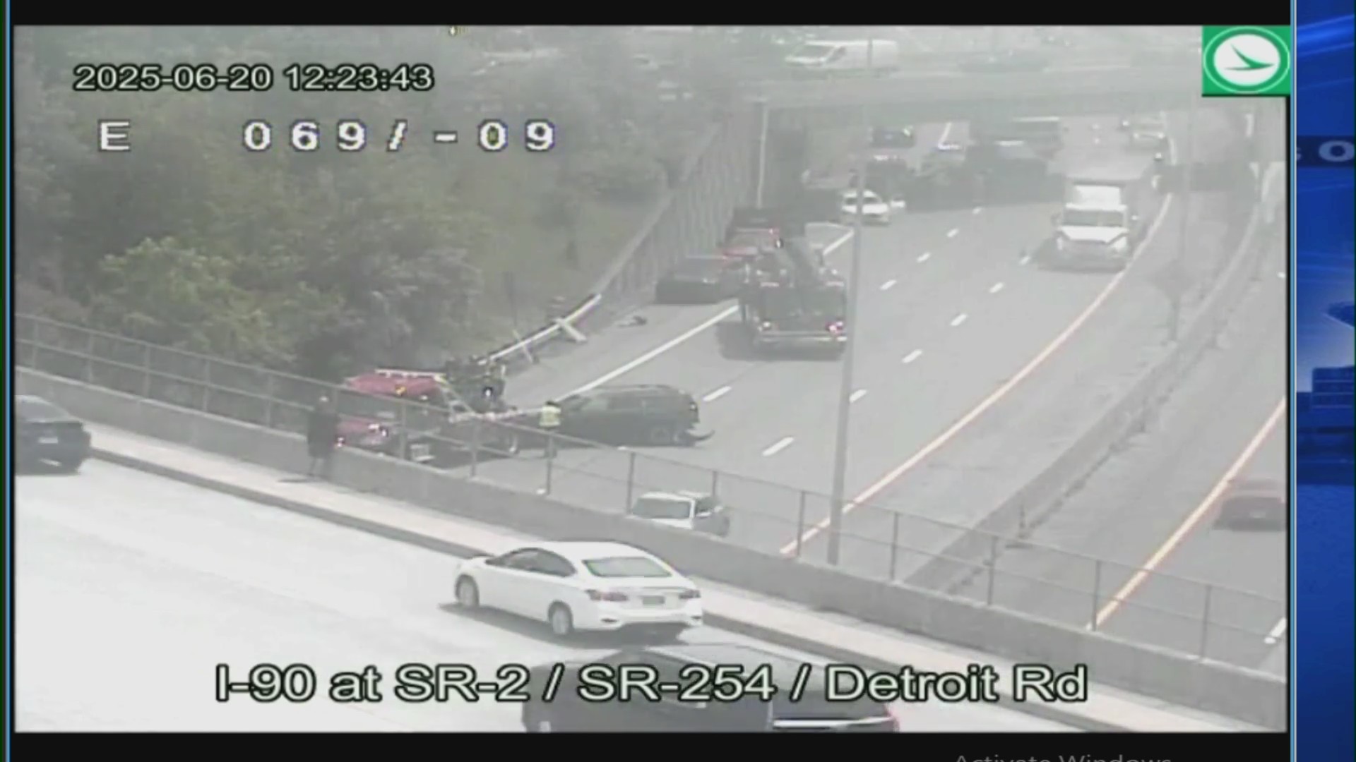 Crash blocks part of I-90 West – Fox 8 Cleveland WJW