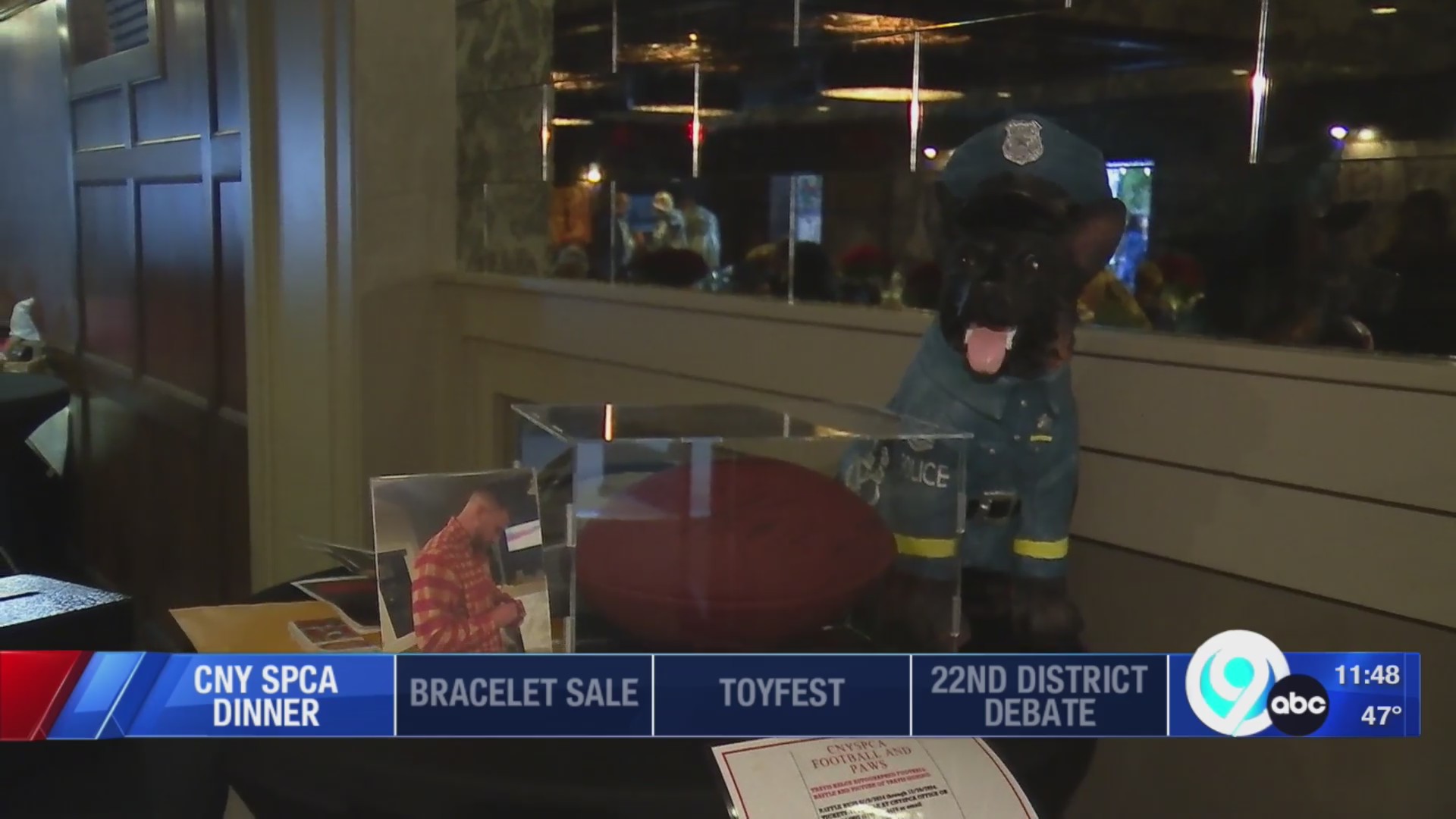 K9 Units honored at CNY SPCA Evening with Kizey Dinner WSYR