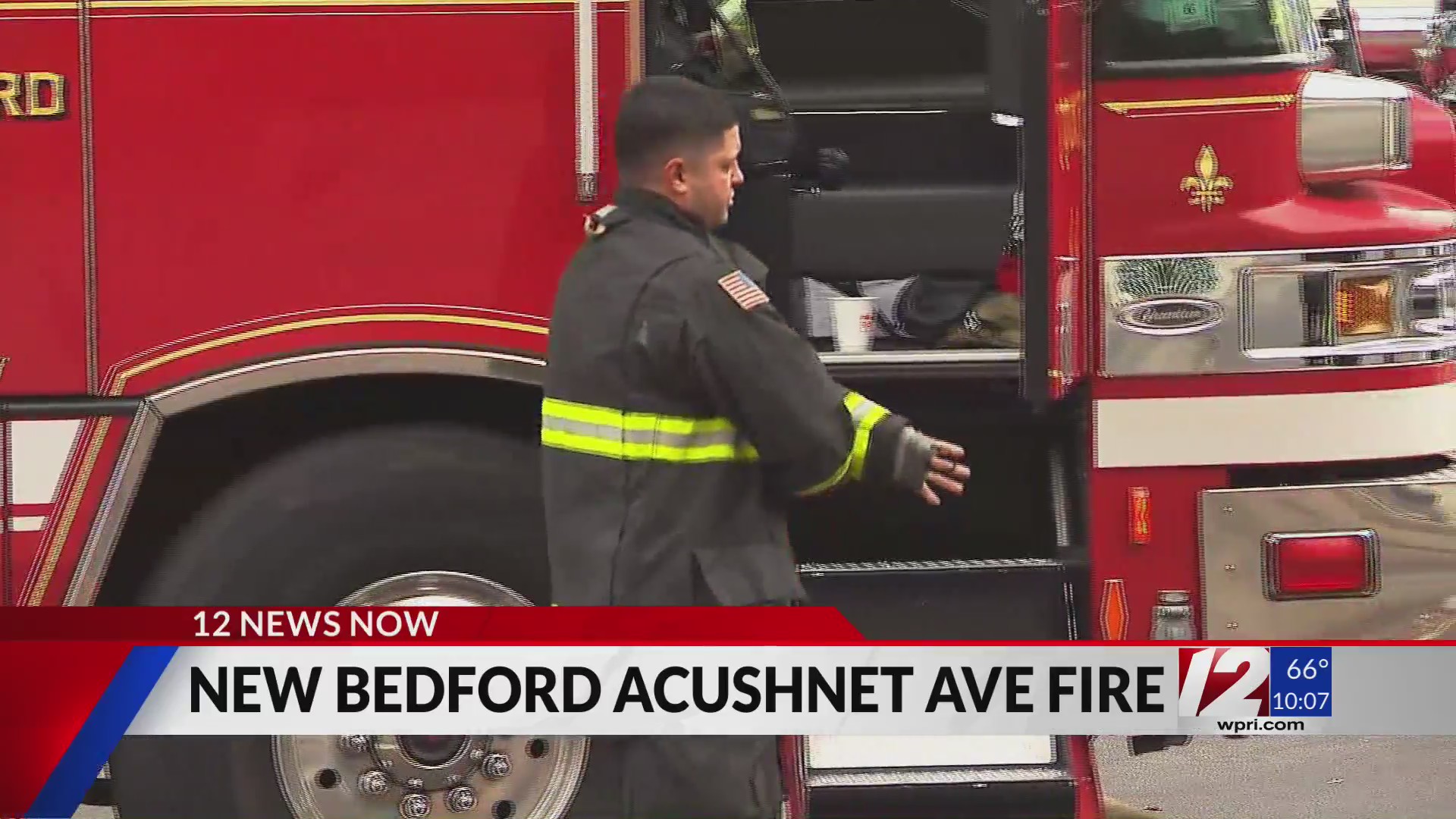 5 displaced by fire in New Bedford apartment building – WPRI.com