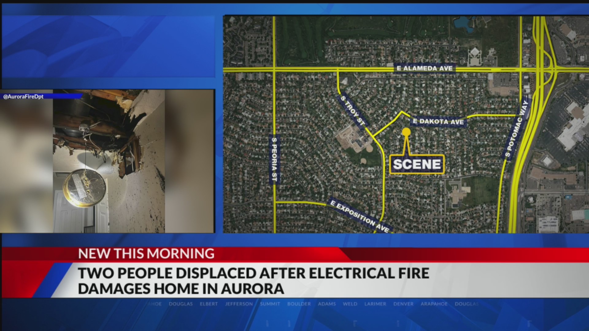 2 displaced after electrical fire at Aurora home – FOX31 Denver