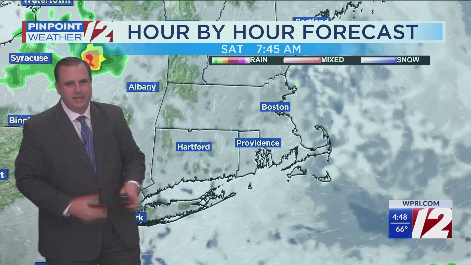 WPRI 12 Weather Forecast for 7/11/25: Dry today with clouds/fog giving ...