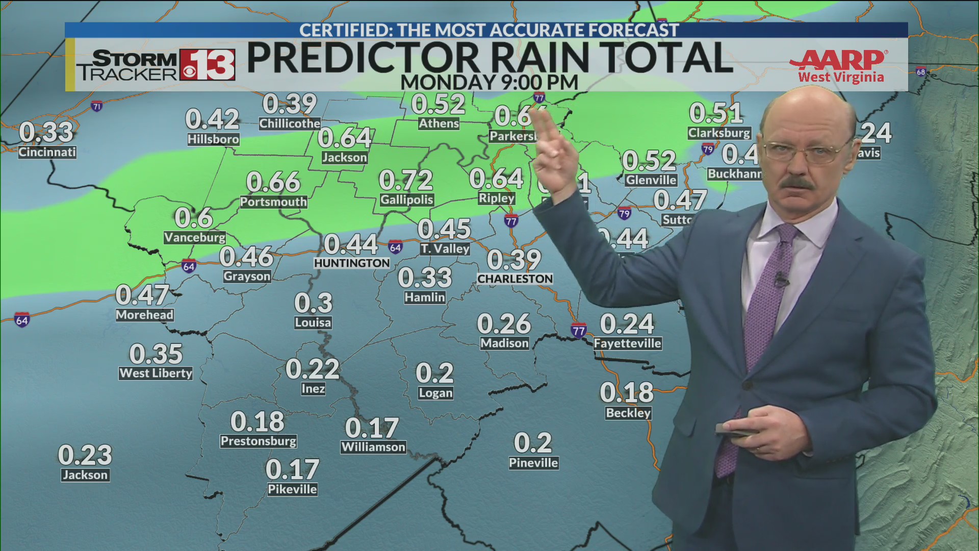 Small rounds of rain ahead – WOWK 13 News