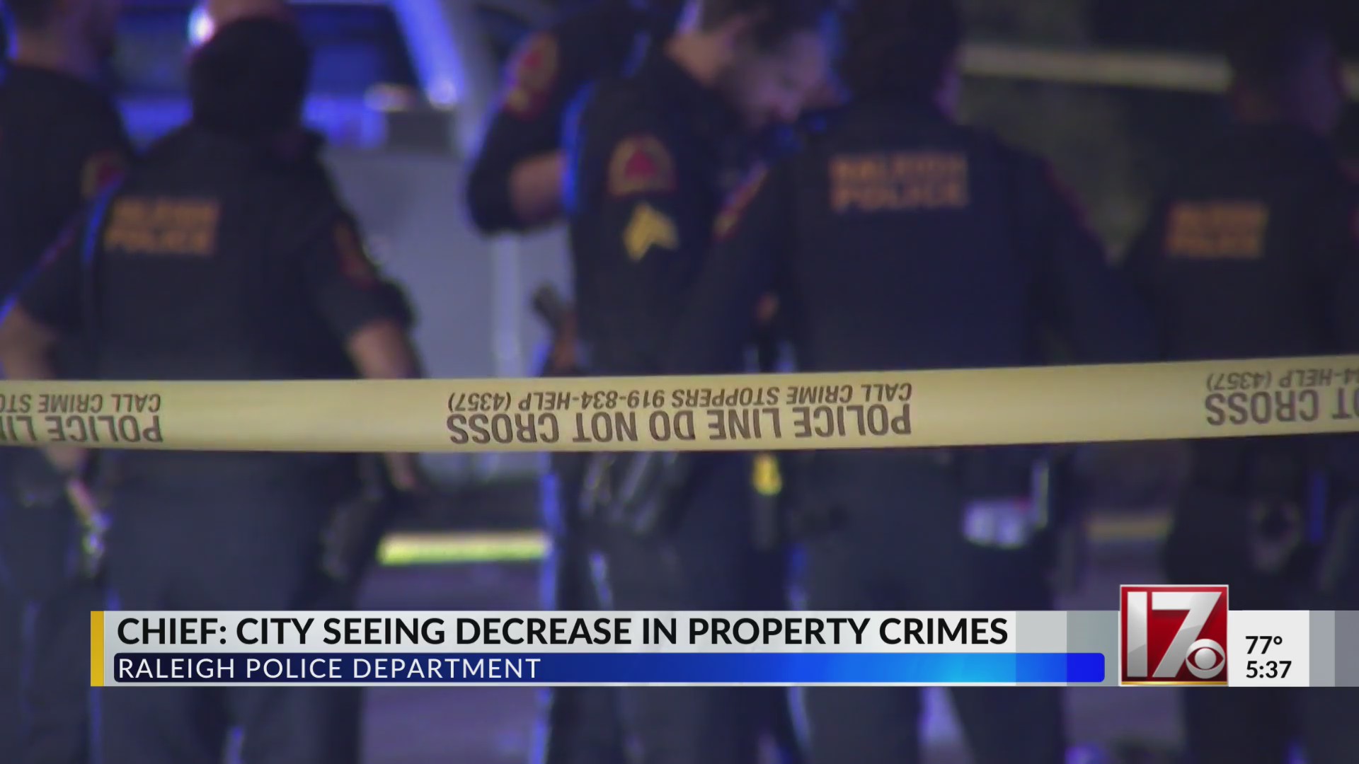 Raleigh seeing decrease in property crime, department says – CBS17.com
