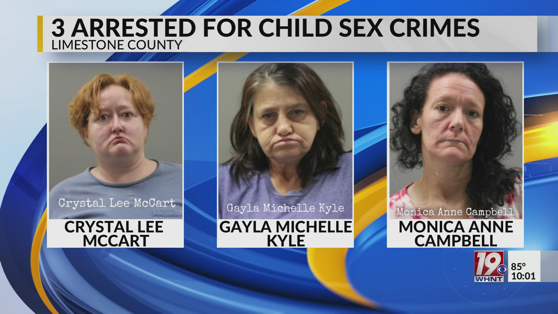 3 Arrested for Child Sex Crimes | July 24, 2025 | News 19 at 10 p.m ...