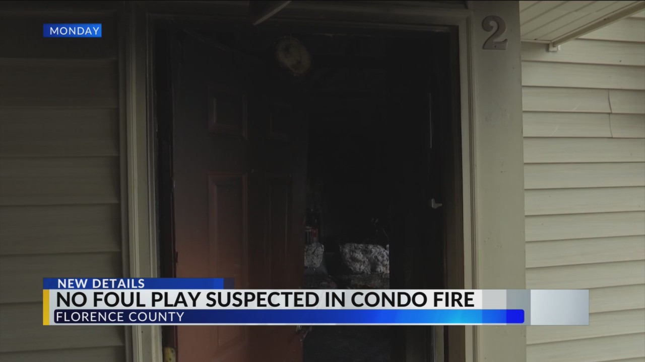 No foul play suspected in Florence County condo fire that displaced ...
