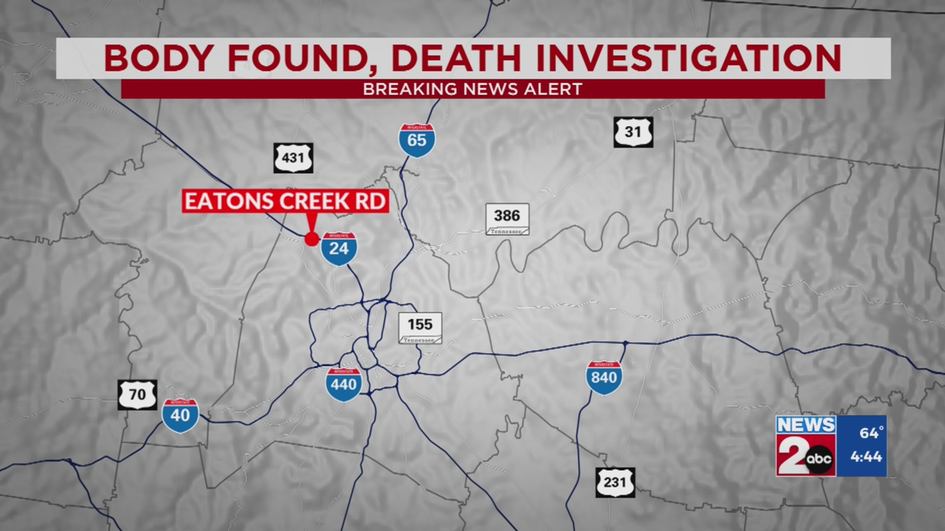 Body found, death investigation underway in the Joelton area – WKRN News 2