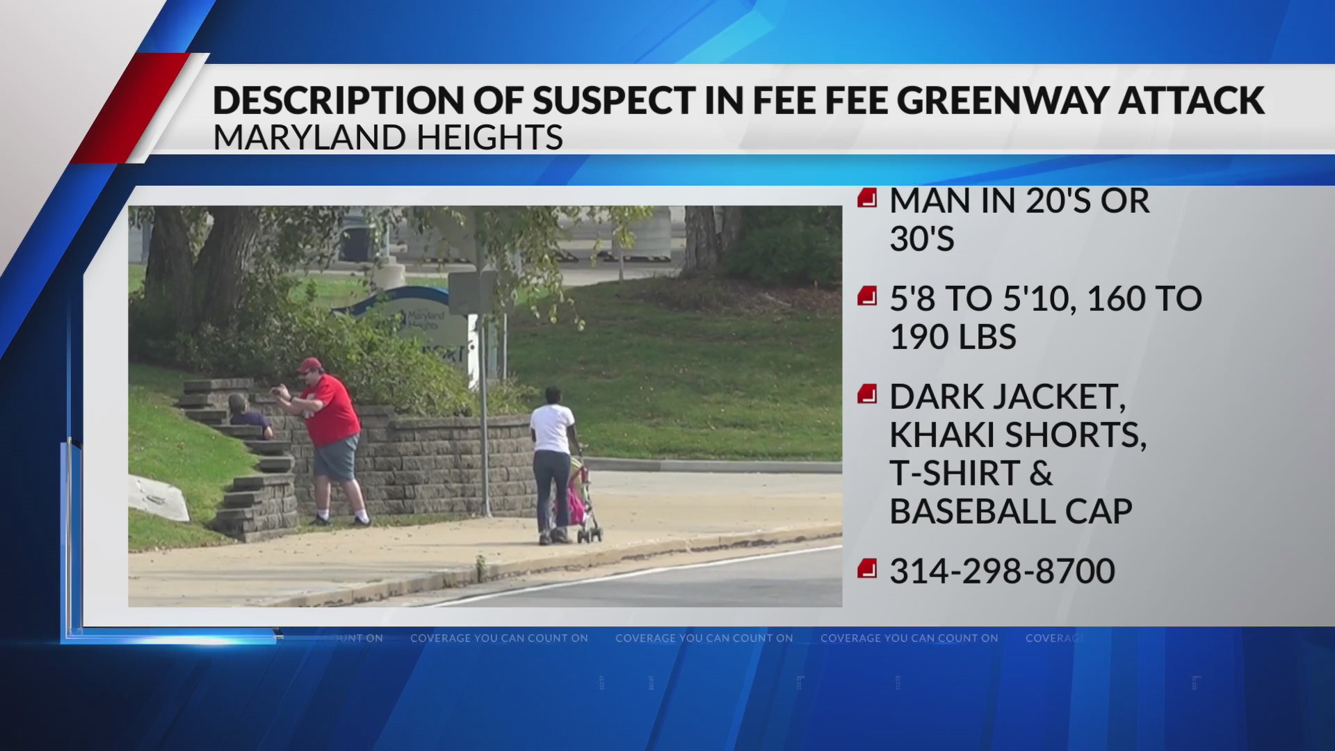 Person attacked on Fee Fee Greenway in Maryland Heights – FOX 2