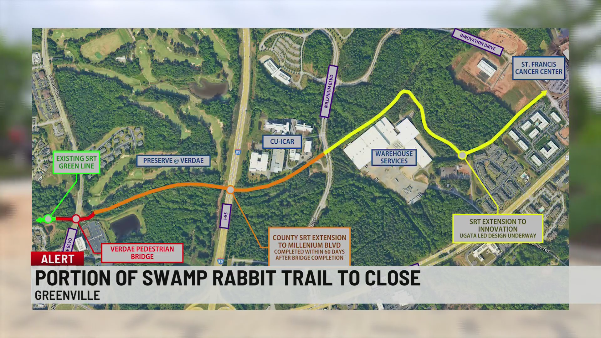 Construction on new Swamp Rabbit Trail connector bridge to begin Monday ...