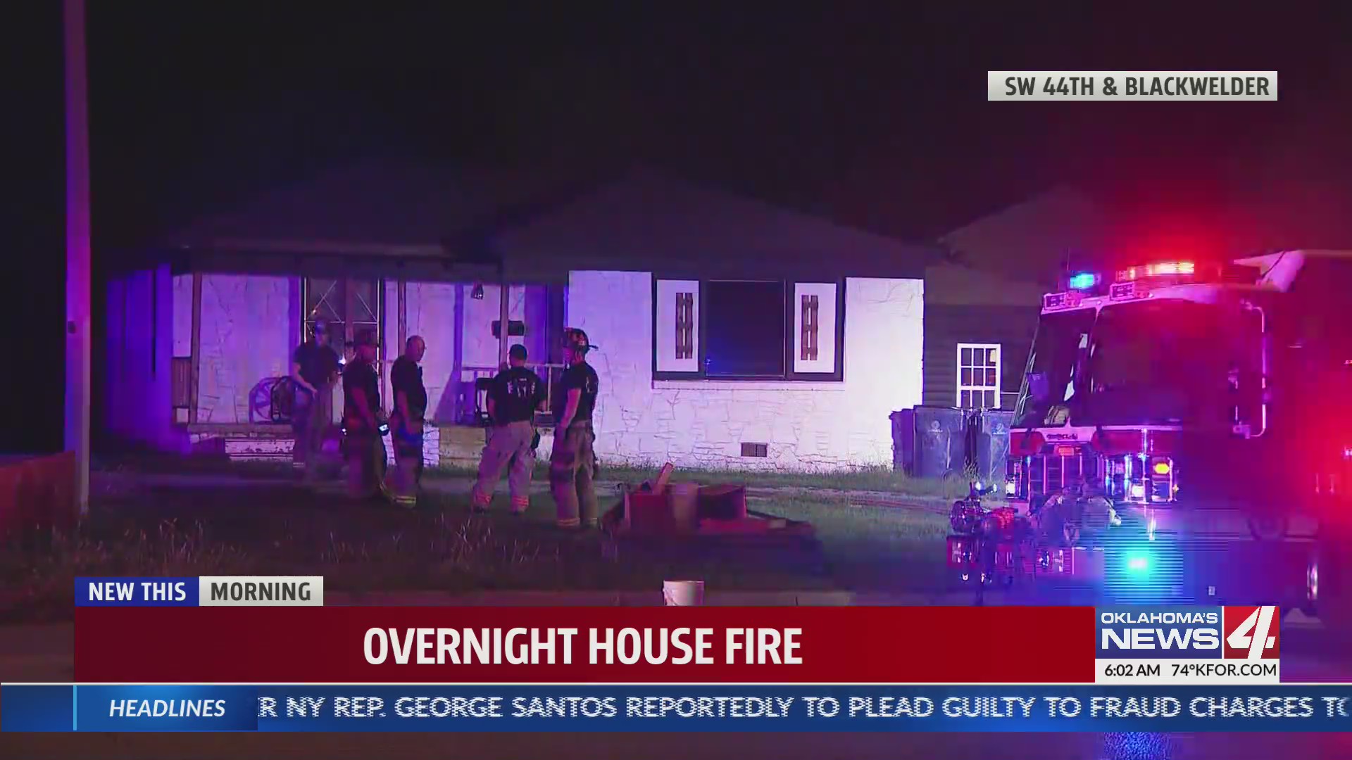 Oklahoma City fire crews knock down house fire – KFOR.com Oklahoma City