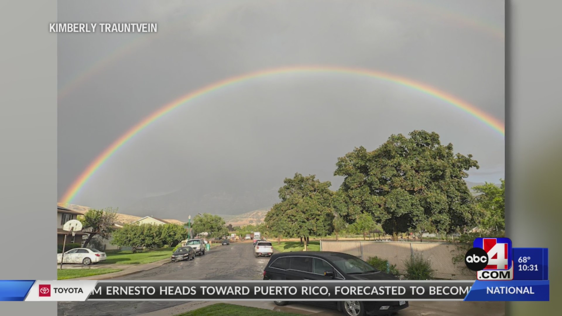 Double rainbow appears in Utah County following heavy storms – ABC4 Utah